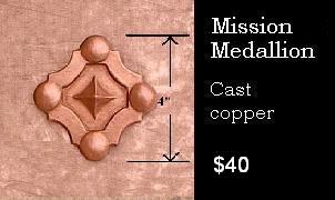 Tudor Bronze Emblem - Mission