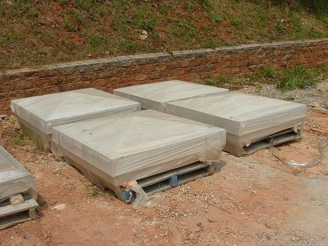 Large Pier Cap Cast Stone