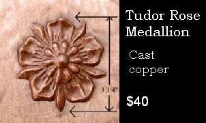 Tudor Bronze Emblem - Rose