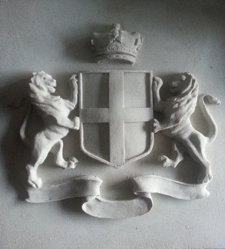 Our last cast stone Stndard Coat of Arms