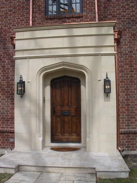 Tudor Panel Door with Doorway E
