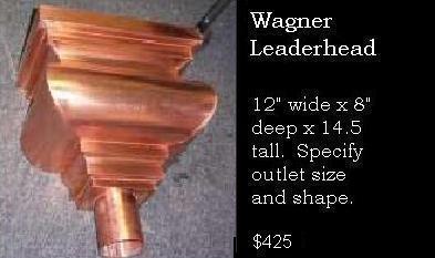Tudor Copper Leaderhead - Wagner